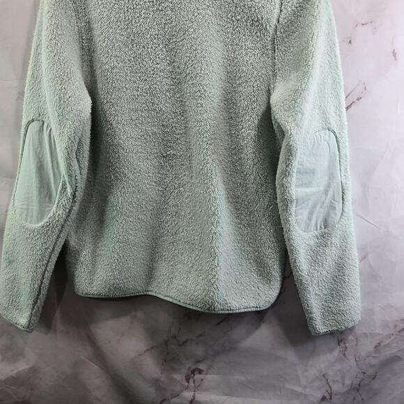 Duluth Sweater Womens Small Blue Softmore Fleece Crew Neck Pullover Pocket - Picture 7 of 12